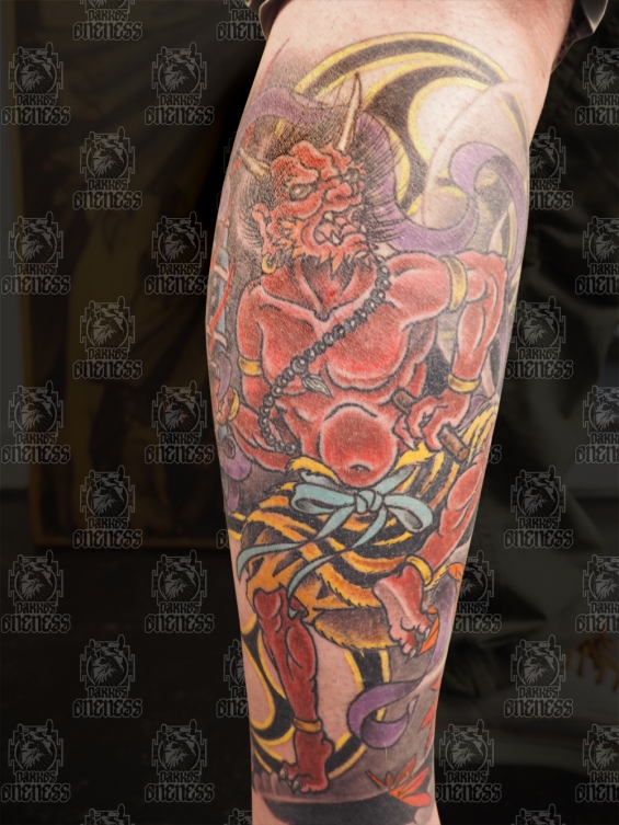Darko japanese demon tattoo