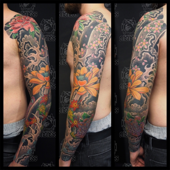 Shan shui tattoo series 4 seasons by Huang Yan on artnet